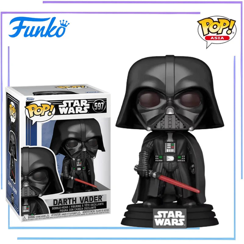 Edizione genuina Funko Pop Star Wars New Classic Collection-Darth Vader Acime Figure Ornament Modello Toys Modello
