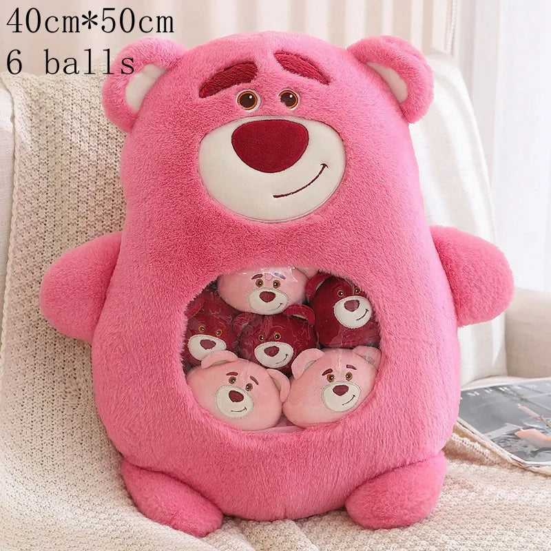 Schattig dieren pluche kussen - mini candy tas poppen voor kindercadeaus