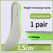 Air Cushion Insoles for Height, Shock Absorption & Odor Control