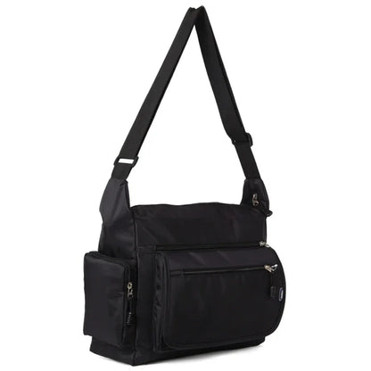 Unisex waterdichte crossbody schoudertas – lichtgewicht nylon messengertas voor op kantoor & reizen