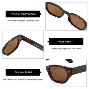 Trendy Women's Polarized Cat-Eye Sunglasses with UV400 Protection