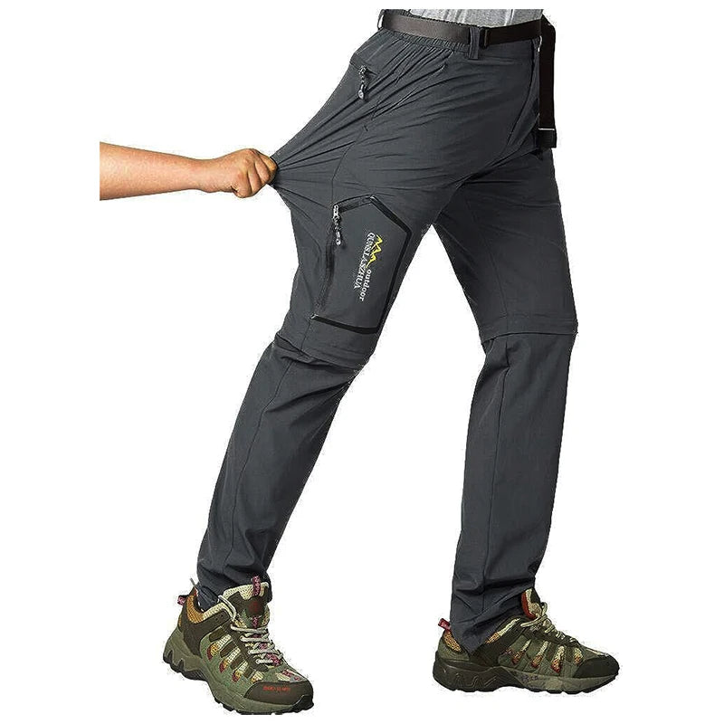 Pantalones tácticos de senderismo para hombre: impermeables y de secado rápido & Protección UV