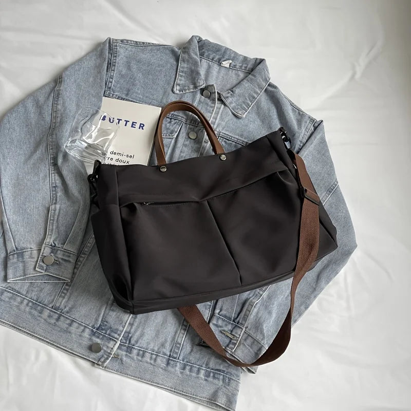 Stylish Nylon Women Tote Bag - Ultra-Light, Extra-Spacious — The Tote Bag That Follows Your Routine Without Weighing You Down