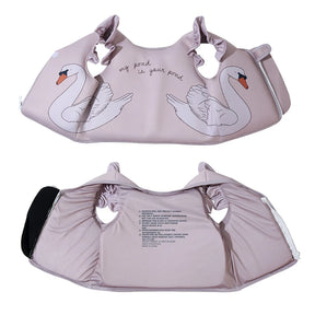 Chaleco de natación para natación entrenador de natación chaleco lindo ayuda de natación ropa de flotación de dibujos animados de traje de trajes de baño para niñas para niñas