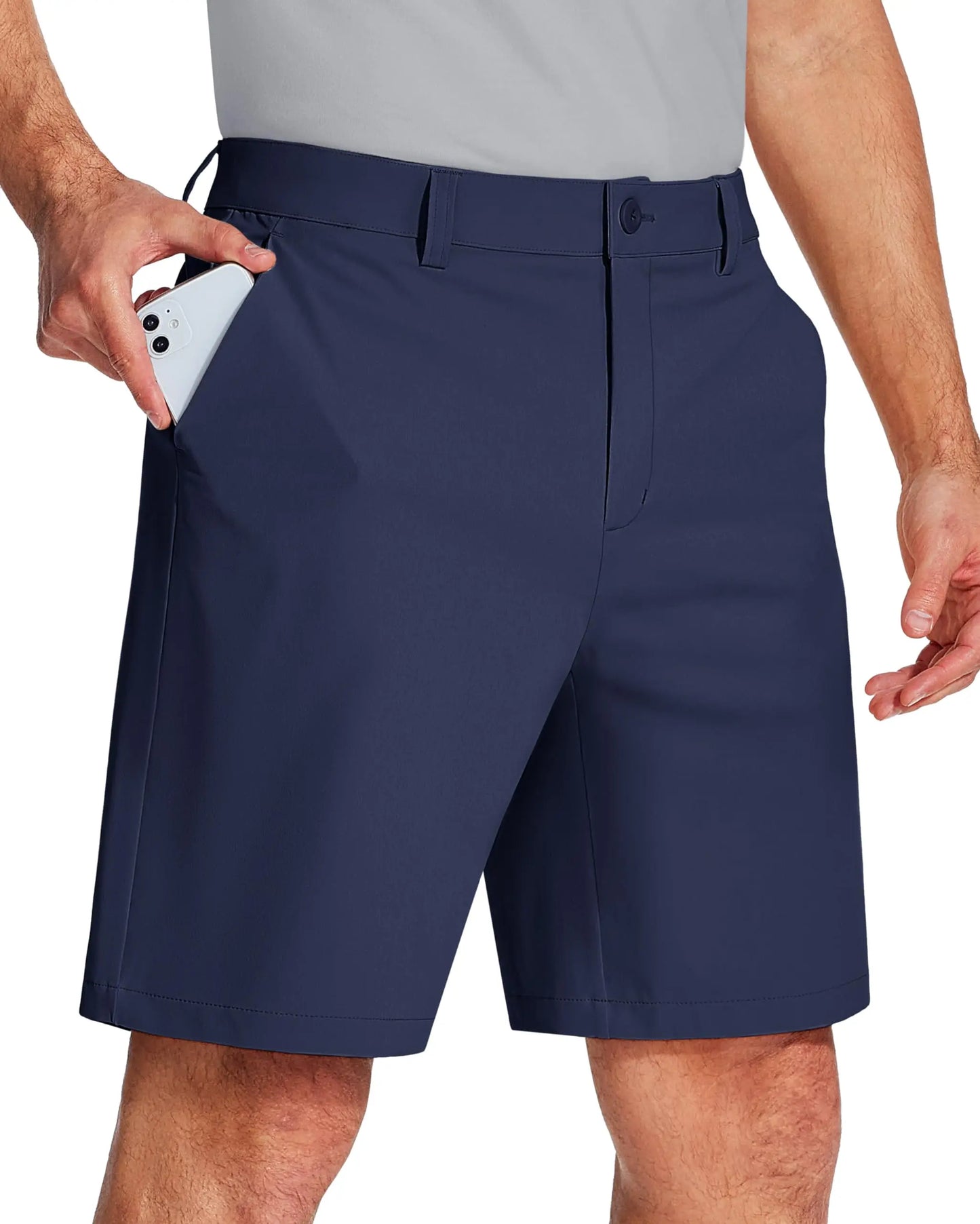 MIAMI TAC -Shorts décontractés et de golf à séchage rapide pour hommes – Stretch & 4 poches