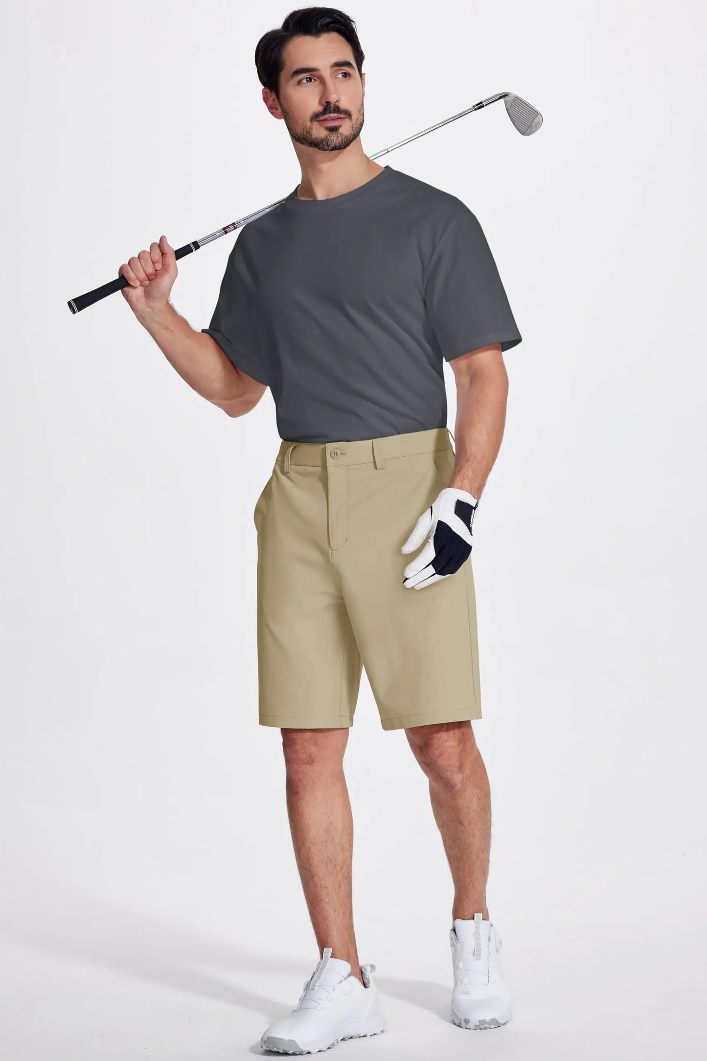 MIAMI TAC -Shorts décontractés et de golf à séchage rapide pour hommes – Stretch & 4 poches