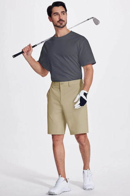 MIAMI TAC -Shorts décontractés et de golf à séchage rapide pour hommes – Stretch & 4 poches