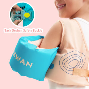 Swim Vest for Kids Cute Swimming Pool Jacket Floats Non-Inflatable Baby Boys Girls Arm Band Buoyancy Aids for Children Aged 2-6T