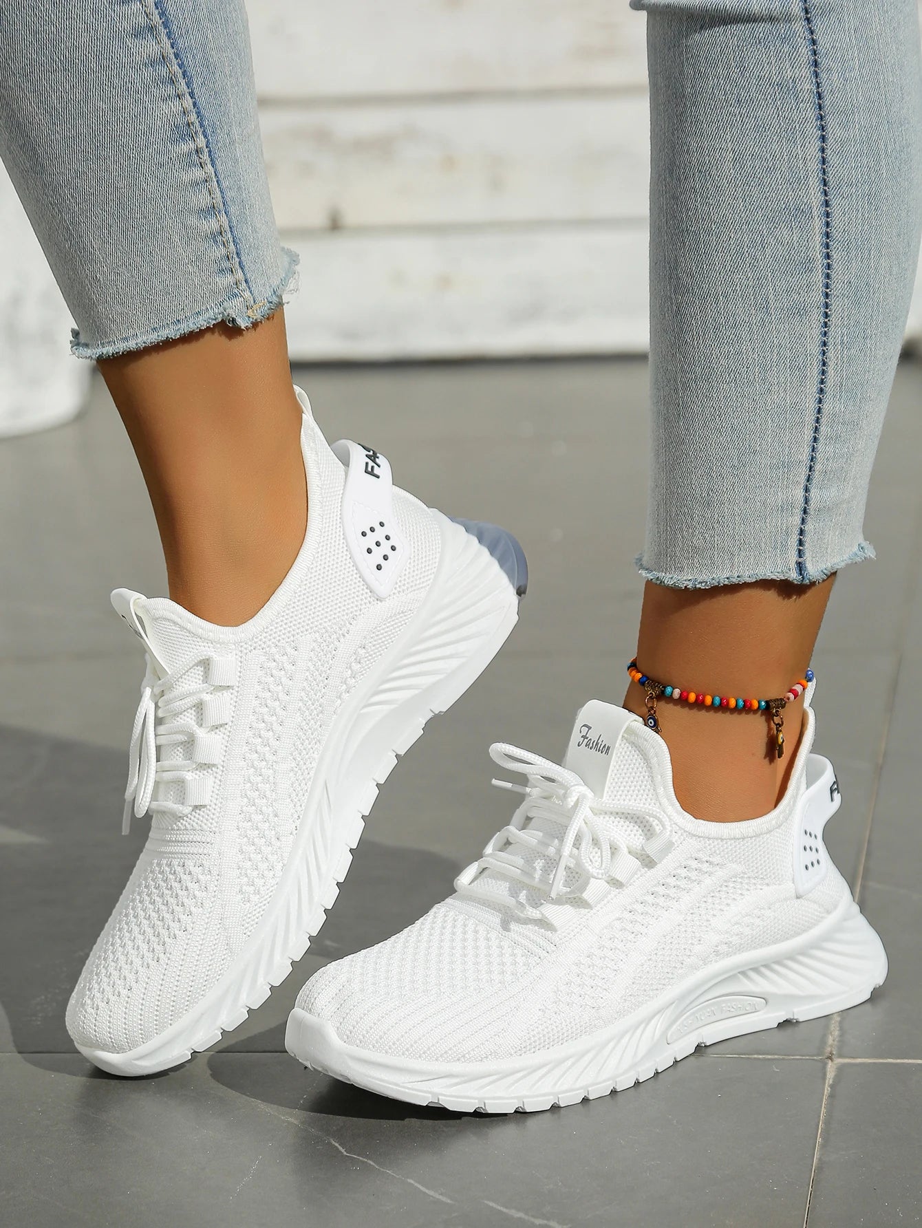 Women’s Casual Sneakers – Lightweight Fly-Weaving Fashion Shoes