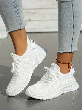 Women’s Casual Sneakers – Lightweight Fly-Weaving Fashion Shoes