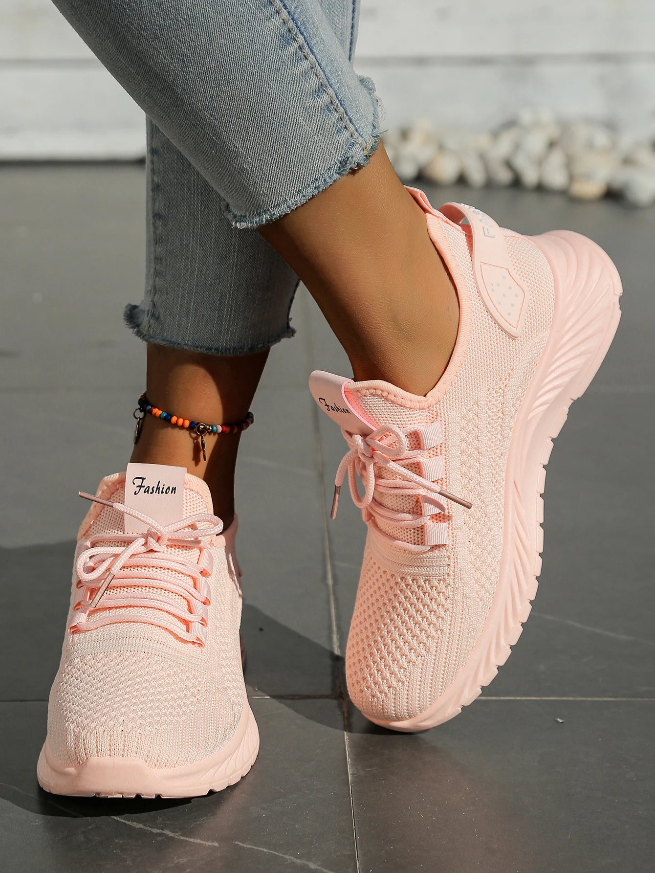 Women’s Casual Sneakers – Lightweight Fly-Weaving Fashion Shoes