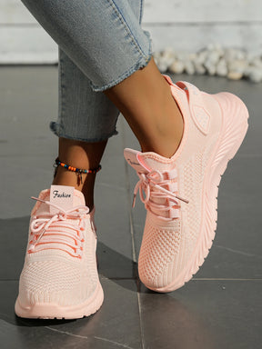 Women’s Casual Sneakers – Lightweight Fly-Weaving Fashion Shoes