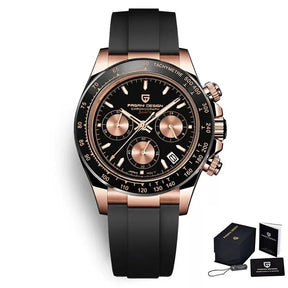 Männer Luxusquarz Chronograph Watch - wasserdicht und geschäftlicher Stil