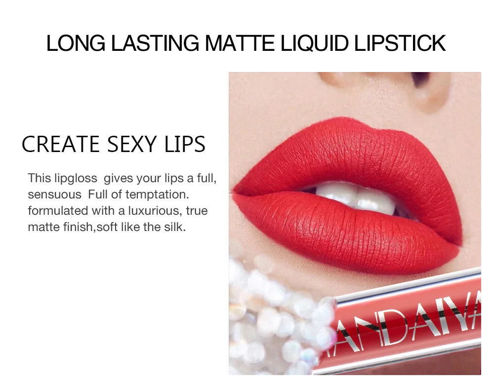 6 PCS Korean Lipstick Set – The Famous Korean Makeup | Long-Lasting, Waterproof & Matte -Original product- Free Shipping to Europe