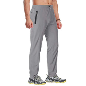 Pantalones de tacor de miami hombres rápido seco recto corriendo pantalones de senderismo elástico yoga fitness ejercicio de chándal joggers
