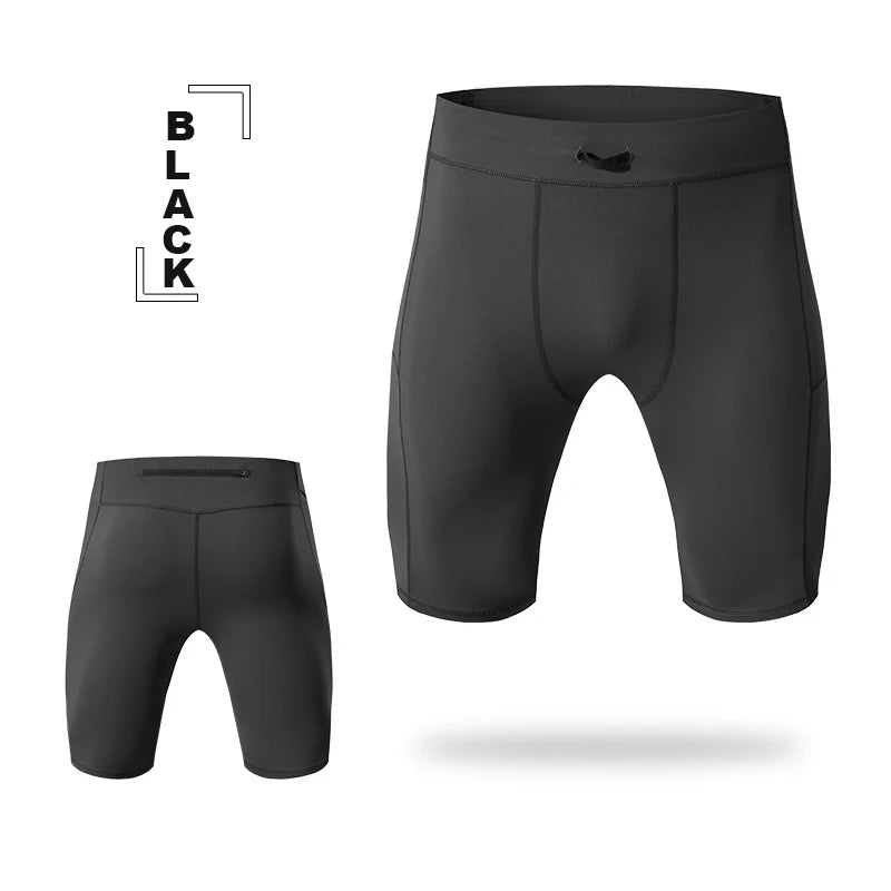 Short de compression pour hommes – Séchage rapide & Coupe extensible