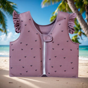 Chaleco de natación para natación entrenador de natación chaleco lindo ayuda de natación ropa de flotación de dibujos animados de traje de trajes de baño para niñas para niñas