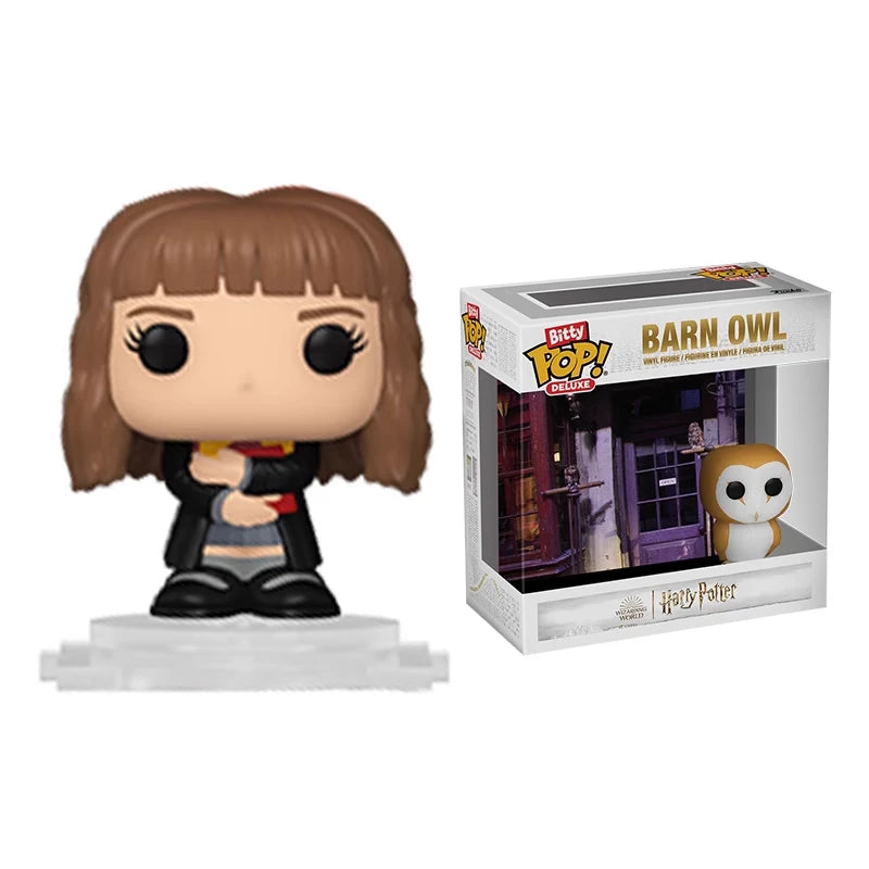 Edizione autentica Funko Bitty Pop ™ Harry Potter: Chibi Hermione Anime Action Desktop Decoration Ornament Model Modello da collezione Modello