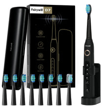 Sonic Electric Toothbrush – USB Rechargeable, Waterproof, with 8 Brush Heads & Travel Case - 100% original product