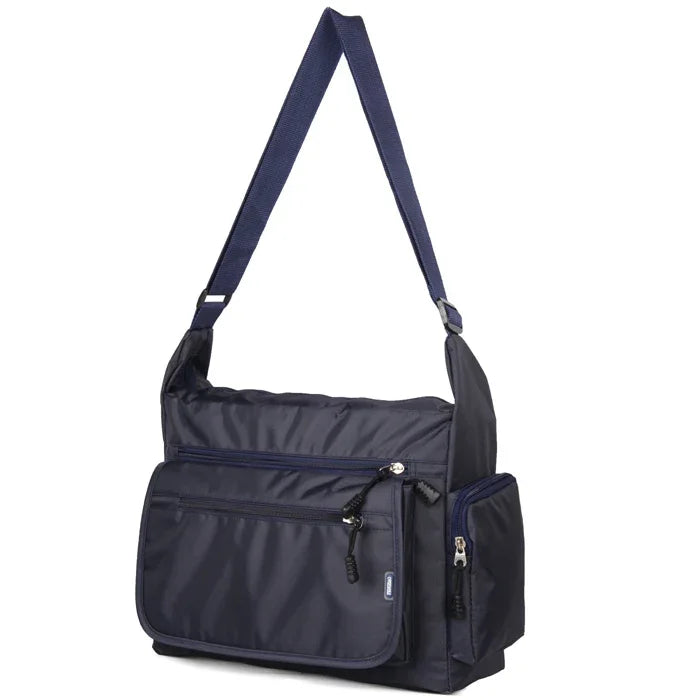 Unisex waterdichte crossbody schoudertas – lichtgewicht nylon messengertas voor op kantoor & reizen
