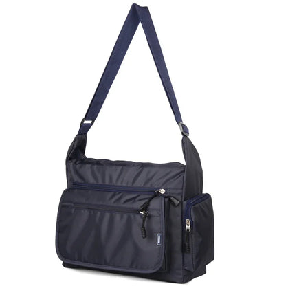 Unisex waterdichte crossbody schoudertas – lichtgewicht nylon messengertas voor op kantoor & reizen
