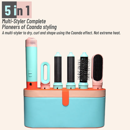 5 i 1 multistyler Nytt design hårføner for hår 5 i 1 hårstyler med krølletønne Hot Air Brush Styling Tool MultiStyler