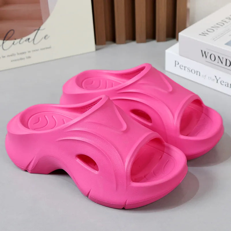 Sandalias/zapatillas/Ultimate Comfort se encuentra con el estilo: ¡los toboganes al aire libre gruesos para mujeres!