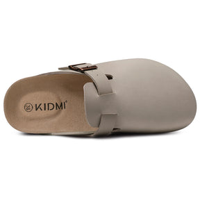 Genuine Suede Clogs – Unisex Comfort with Arch Support & Cork Footbed