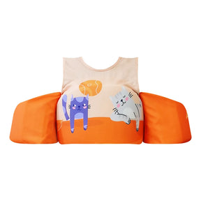 Swim Vest for Kids Cute Swimming Pool Jacket Floats Non-Inflatable Baby Boys Girls Arm Band Buoyancy Aids for Children Aged 2-6T