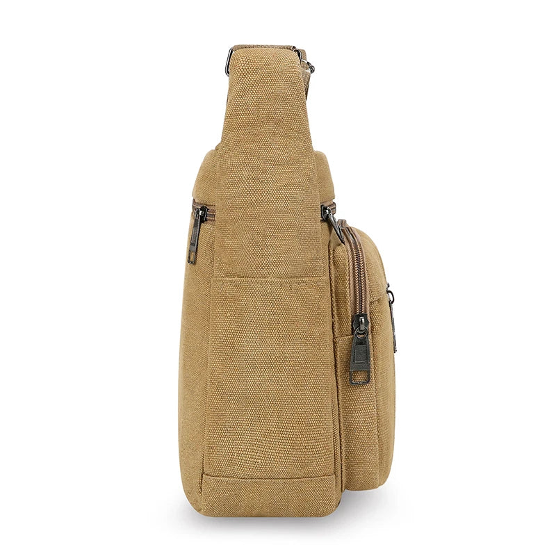 Axelväska i canvas (unisex)