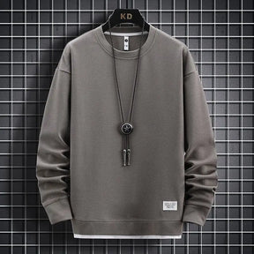 Set di waffle lounge da uomo-felpa e pantaloni casual di 2 pezzi