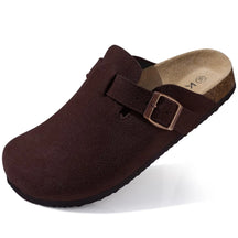 Echte suède klompen – Unisex comfort met boogondersteuning & Kurken voetbed