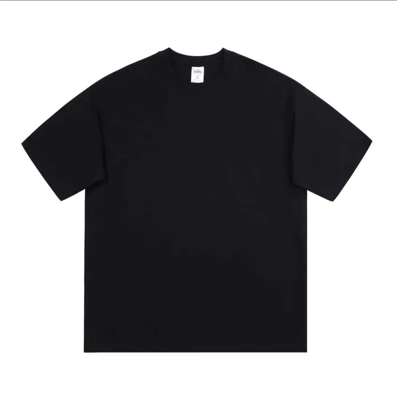 Camiseta -600g Camiseta masculina de manga curta grossa de algodão puro resistente - alta qualidade