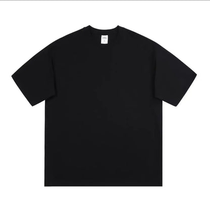 Camiseta -600g Camiseta masculina de manga curta grossa de algodão puro resistente - alta qualidade