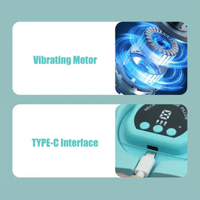 Oplaadbaar draagbaar nekmassagekussen 3-in-1 Shiatsu nek & Rugmassageapparaat met afstandsbediening, vibratie/diepe weefselmassage