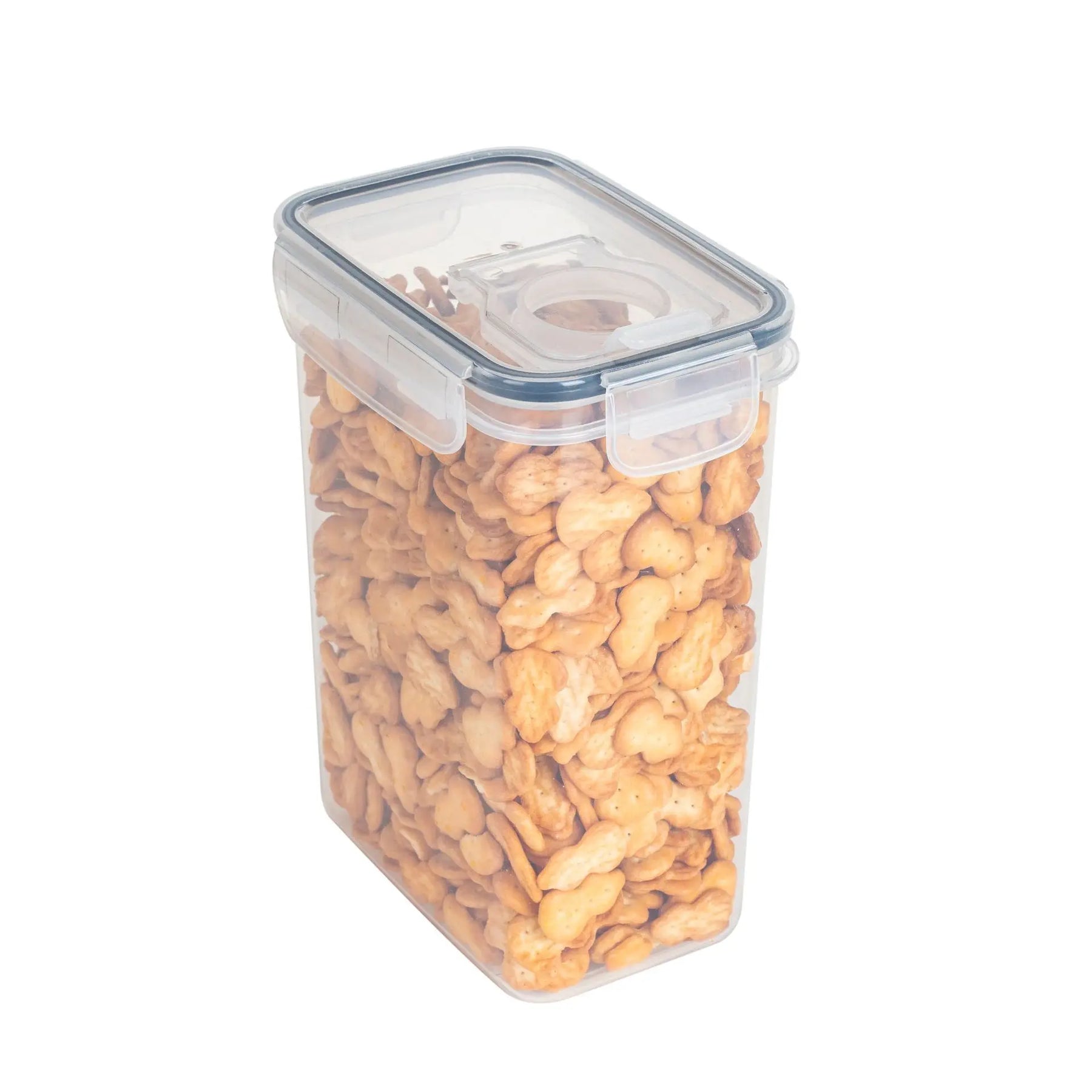 Recipientes de almacenamiento de alimentos herméticos con organizador de la despensa de tapa Dispensadores de cereales Recipientes de cereales Caja de almacenamiento de alimentos Organizador de cocina