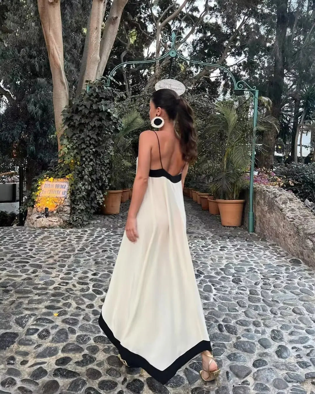 Women’s Elegant White Camisole Dress – Summer Sexy & Pretty Outfit