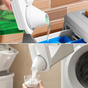 1100/1800/2300 ml de buanderie rechargeable ou distributeur de distributeur de distributeur réservoir vide pour conteneur de rangement avec étiquettes
