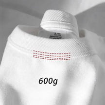 T-shirt -600g T-shirt à manches courtes et à manches courtes de coton lourd