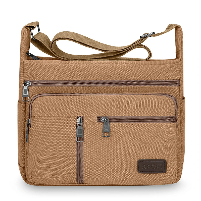 Axelväska i canvas (unisex)