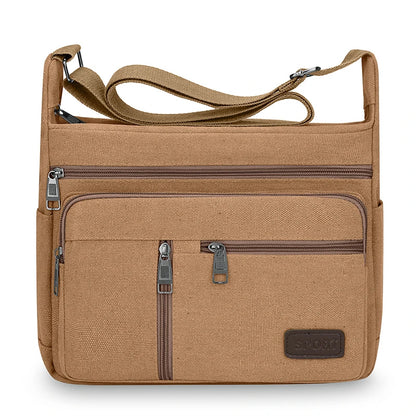 Axelväska i canvas (unisex)