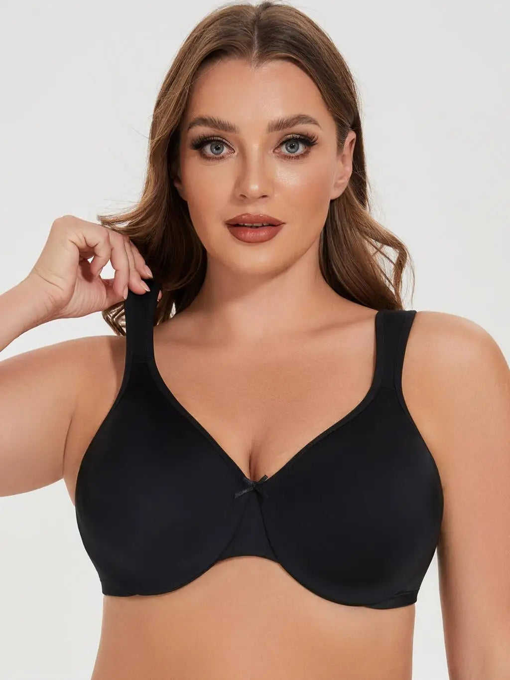 Seamless Unlined Minimizer Bra – Comfortable Plus Size Support with Underwire