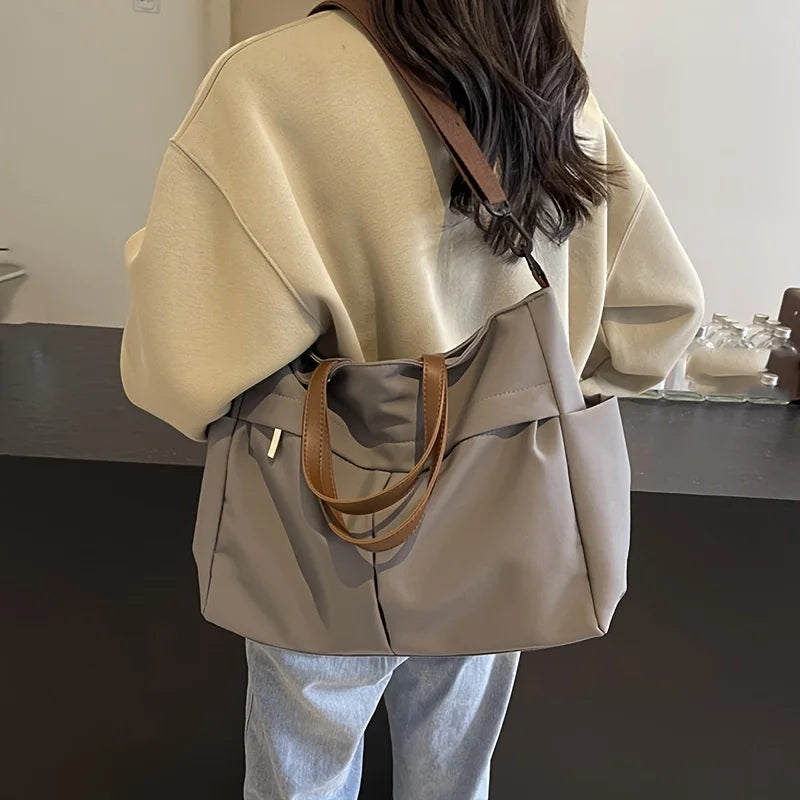 Stylish Nylon Women Tote Bag - Ultra-Light, Extra-Spacious — The Tote Bag That Follows Your Routine Without Weighing You Down