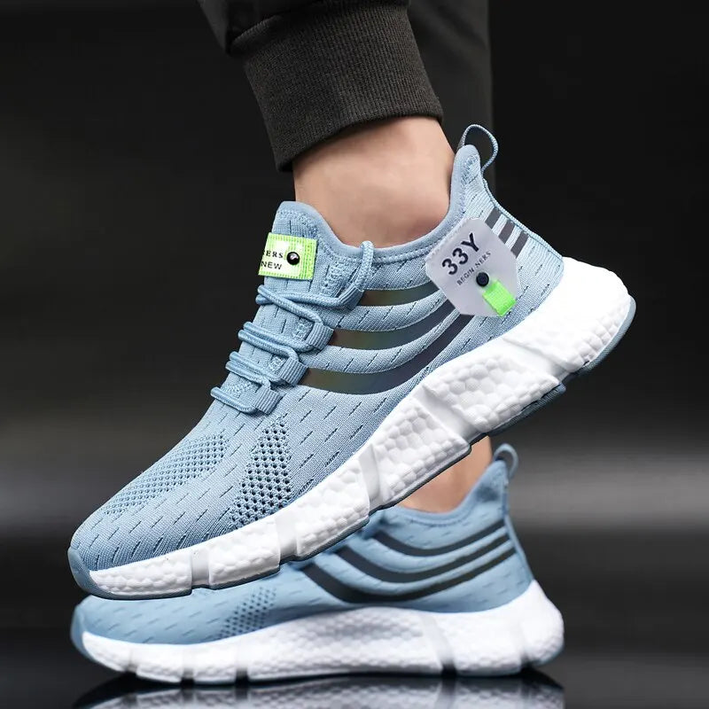 Unisex letvægts løbesneakers i mesh – åndbare & Sporty