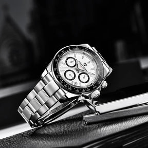 Männer Luxusquarz Chronograph Watch - wasserdicht und geschäftlicher Stil