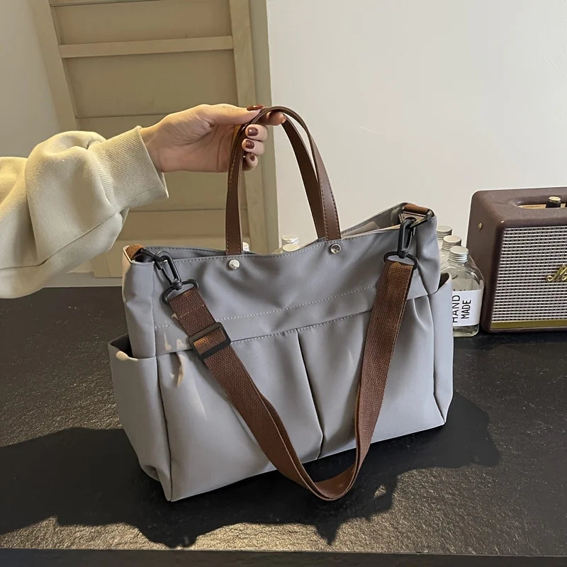 Stylish Nylon Women Tote Bag - Ultra-Light, Extra-Spacious — The Tote Bag That Follows Your Routine Without Weighing You Down