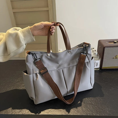 Stylish Nylon Women Tote Bag - Ultra-Light, Extra-Spacious — The Tote Bag That Follows Your Routine Without Weighing You Down