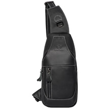 Miami Design- HUMER™ Unisex Genuine Leather Sling Bag – Anti-Theft & Anti-Pickpocket Design- For Travel, Hikking and Urban Use