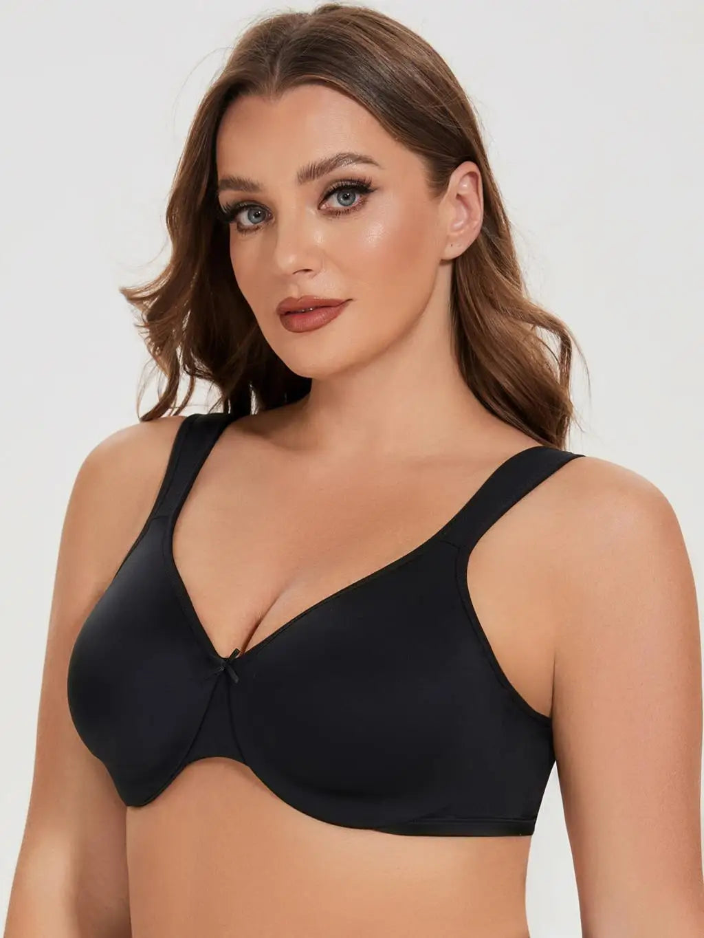Seamless Unlined Minimizer Bra – Comfortable Plus Size Support with Underwire