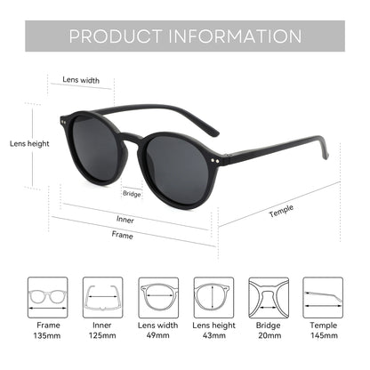ZENOTTIC™-Unisex retropolariserede solbriller – UV400-beskyttelse & Designerstil